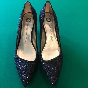 Anne Klein Black Sequined Pumps